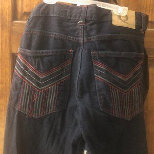 Q by Qruel ~ Unique Back Pocket Design - Size 32 Men's Fancy Jeans ~